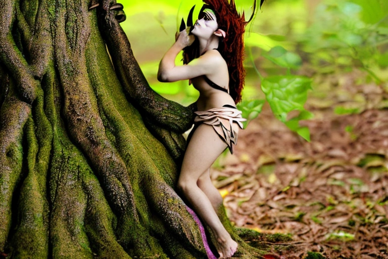 A Dryad is a natural symbol for life and nature.
