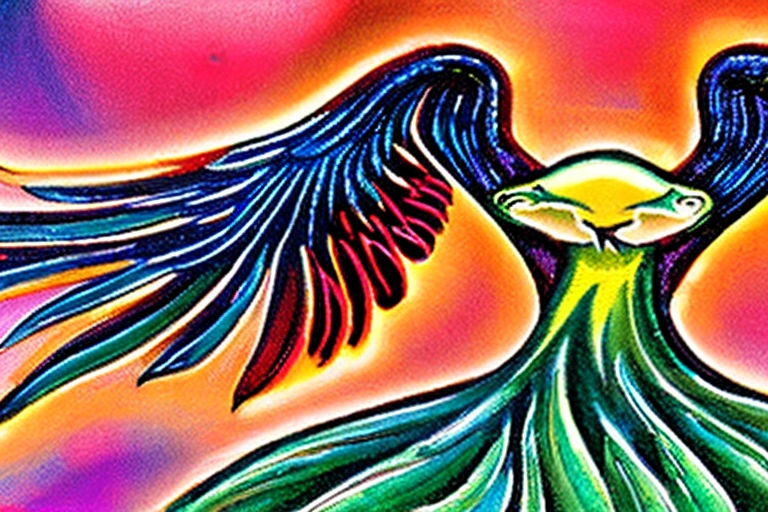A Phoenix is a symbol for rebirth