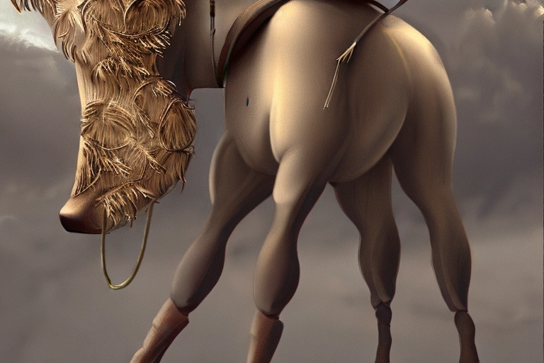 A centaur is a creatures that are typically found in mythology and art. They are typically depicted 