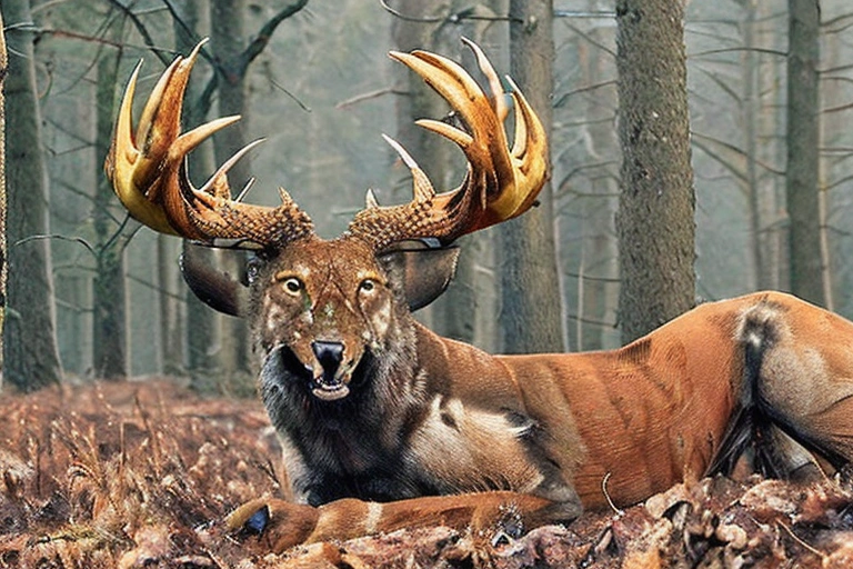 A hunter in Europe takes trophies of the biggest and most ferocious creatures they can find.