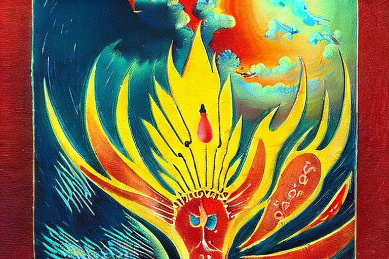 The Phoenix is a symbol of rebirth. I can't depiction to the universe that looks like it is. I have